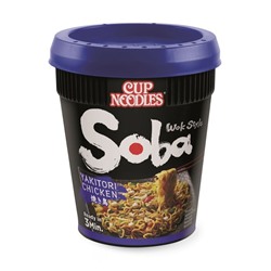 Soba Cup Noodles Yakitori Chicken Лапша быстрого приготовления с курицей 89г
