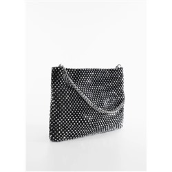 Bolso cristales strass -  Mujer | MANGO OUTLET Melilla