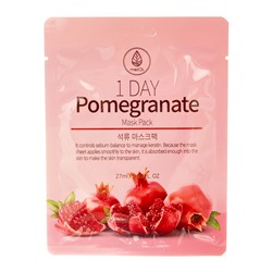 MEDB 1 Day Pomegranate Mask Pack Тканевая маска для лица с экстрактом граната 27мл
