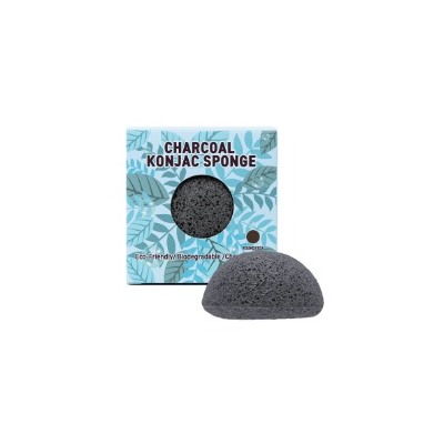 Charcoal Konjac Sponge, Спонж конняку с древесным углем