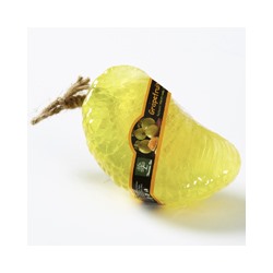 Фигурное спа-мыло «Желтый грейпфрут» c натуральной люфой  95 гр / Lufa spa soap yellow grapefruit