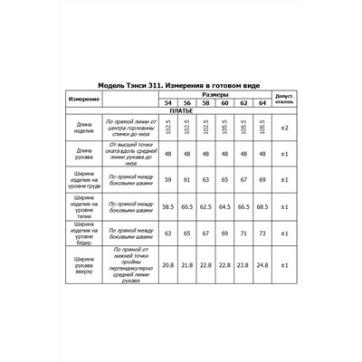 Tensi 311 красный, Платье