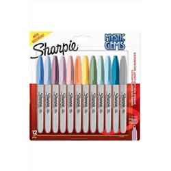 Sharpie Fine Permanent Markör, Mystic Gems, 12'li Paket KLCSHOP1045578