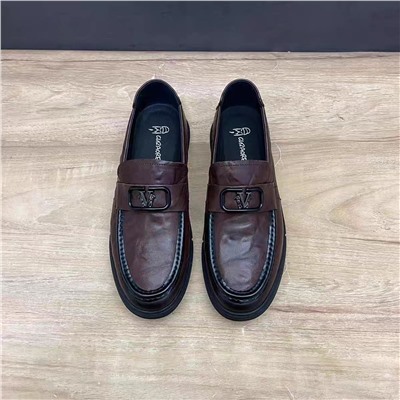 Мужские туфли/мокасины из натуральной кожи  Тайвань