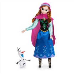 Anna Classic Doll with Olaf Figure - 11 1/2''