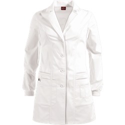 Dickies Gen Flex Women's 4-Button Contemporary Fit Scrub Lab Coat