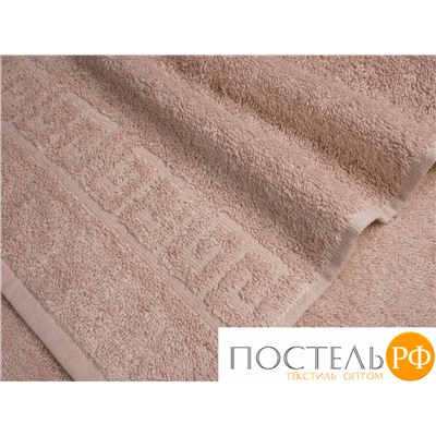 Бежевое махровое полотенце (А), 50х90
