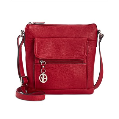 Giani Bernini Pebble Leather Crossbody, Created for Macy's