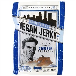 Louisville Vegan Jerky Co, Веганские джерки от Тода, копченый джерки в бочках от бурбона, чипотле, 3 унции (85,05 г)