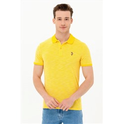 Erkek Koyu Sarı Polo Yaka Tişört