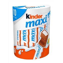 Шоколадные батончики Kinder Maxi maitosuklaata 10 kpl 210g