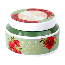 JIGOTT ROSE FLOWER ENERGIZING CREAM Крем для лица с экстрактом розы 100мл