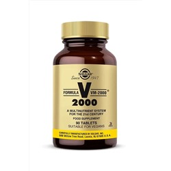 Solgar Formula Vm-2000 Multivitamin & Mineral 90 Tablet 5552555204614EczaClick