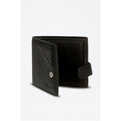 Cartera de piel Striking Negro