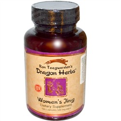 Dragon Herbs, Women's Jing, 500 мг, 100 капсул