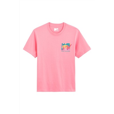 Camiseta MTV Rosa