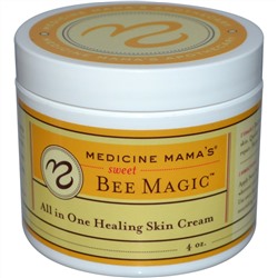 Medicine Mama's, Сладкая магия пчел, все в одном, крем для залечивания кожи, 4 унции