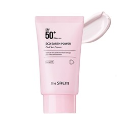 Eco Earth Power Pink Sun Cream SPF50+ PA++++, Солнцезащитный крем  SPF 50+ PA++++