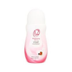 Роликовый осветляющий дезодорант Fruity Pink Almond Milk, замедляющий рост волос от 12 Plus 45 мл / 12 Plus Fruity Pink Almond Milk deo roll on 45 ml