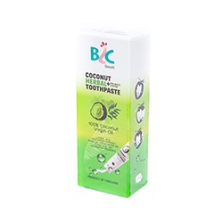 Отбеливающая травяная зубная паста на кокосовом масле от BLC 50 гр / BLC Coconut Herbal Toothpaste 50 g