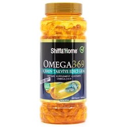 Shiffa Home Омега 3-6-9 1000мг/ Рыбий жир в капсулах для взрослых и детей/ Omega 3 6 9 / 200 капсул