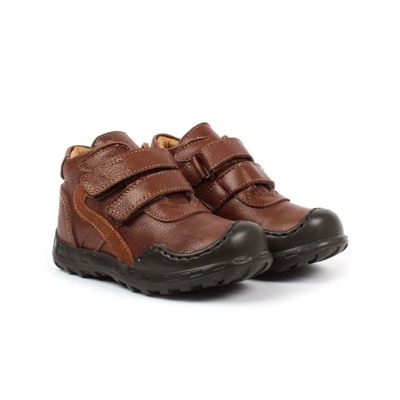 Brown Samson Athletic Leather Boot - Boys Dogi Kids Footwear