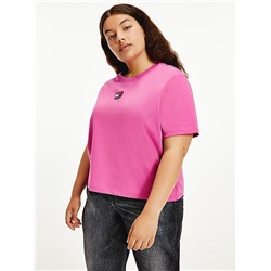 TOMMY JEANS CURVE RECYCLED TOMMY BADGE T-SHIRT