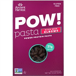 Ancient Harvest, POW! Pasta, Black Bean Elbows, 8 oz (227g)