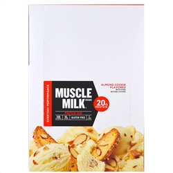 Cytosport, Inc, Muscle Milk Red Bar, Almond Cookie, 12 Bars, 2.25 oz (64 g) Each