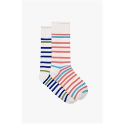 KIDS/ PACK DOS CALCETINES BANDAS COLOR BLOCK LIMITED EDITION