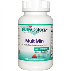 Nutricology, MultiMin, 120 растительных капсул