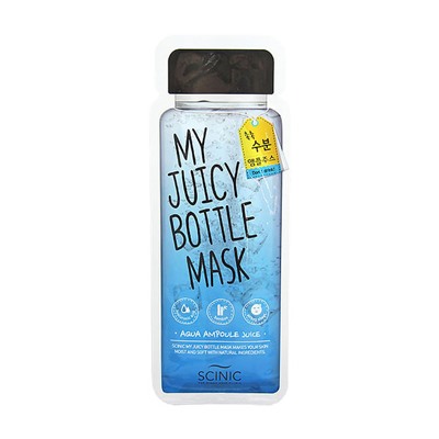 My Juicy Bottle Mask (Aqua Ampoule Juice), Листовая маска увлажняющая