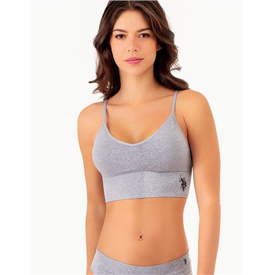 3PK TRIANGLE LONG LINE BRALETTES WITH REMOVEABLE PADS