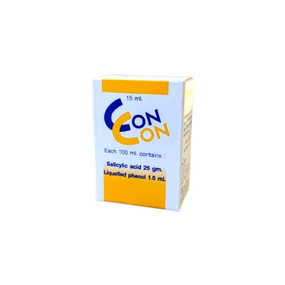 Средство от сухих мозолей и бородавок Con Con 15 мл/ Con Con Salicylic Acid Liquefied Phenol 15 ml