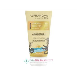 Alphanova Sun Shampoing Douche 2 en 1 Parfum Monoï BIO 150 ml