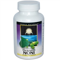 Source Naturals, Гавайский нони, 375 мг, 120 капсул