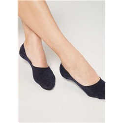Unsichtbare Socken mit nuanciertem Muster