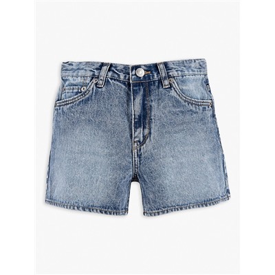 BIG GIRLS 7-16 A LINE HIGH RISE SHORTS