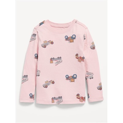 Unisex Long-Sleeve Printed T-Shirt for Toddler