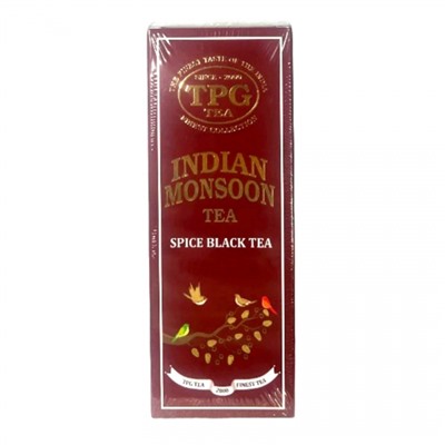 TPG Spice Black Indian Monsoon Tea Чай Чёрный  Индийский Монсун 100г