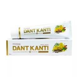 PATANJALI Dant Kanti Dental Cream (Advance) 100-Gm Зубная паста-крем с аюрведическими травами 100г