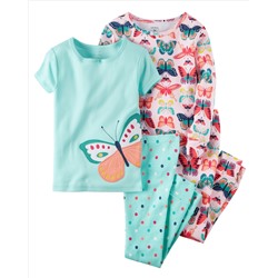 4-Piece Snug Fit Cotton PJS