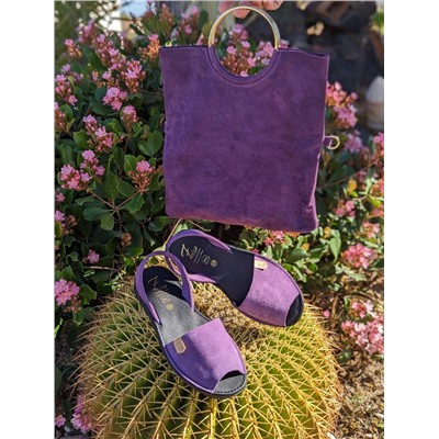 Ab.Zapatos • 3106-8 • lavanda+Сумка - трансформер PELLE- SHOPPER ASA (440) violeta