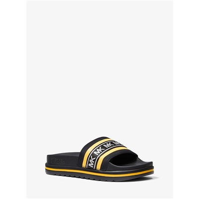 MICHAEL MICHAEL KORS Tyra Logo Scuba Slide Sandal