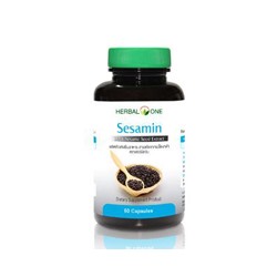 БАД "Черный кунжут-Сезамин" от Herbal one 60 капсул / Herbal one Sesamin 60 caps
