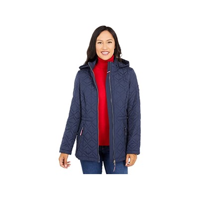 Tommy Hilfiger Double Diamond Quilted Hooded Jacket