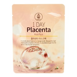 MEDB 1 Day Placenta Mask Pack Тканевая маска для лица с экстрактом плаценты 27мл
