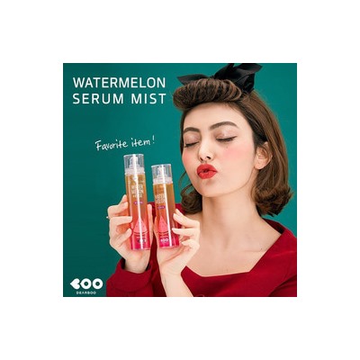 Watermelon + Rose Moisturizing Everyday Serum Mist, Увлажняющий мист-сыворотка с экстрактом арбуза