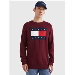 TOMMY JEANS FLAG SWEATER