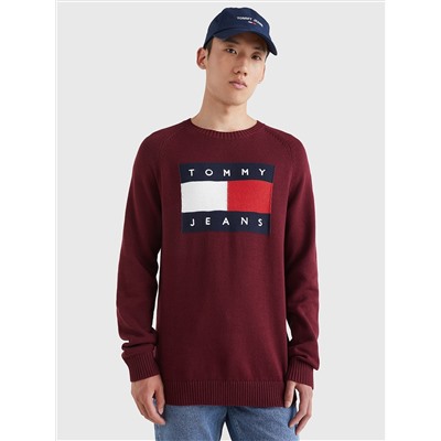 TOMMY JEANS FLAG SWEATER